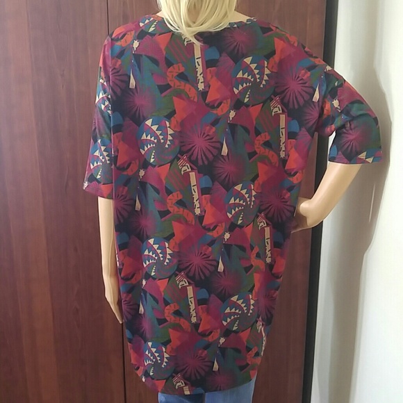 LuLaRoe Irma high low tunic top size small - Picture 5 of 7